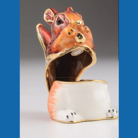 Original Keren Kopal Trinket Box - RED SQUIRREL - Picture 4 of 5